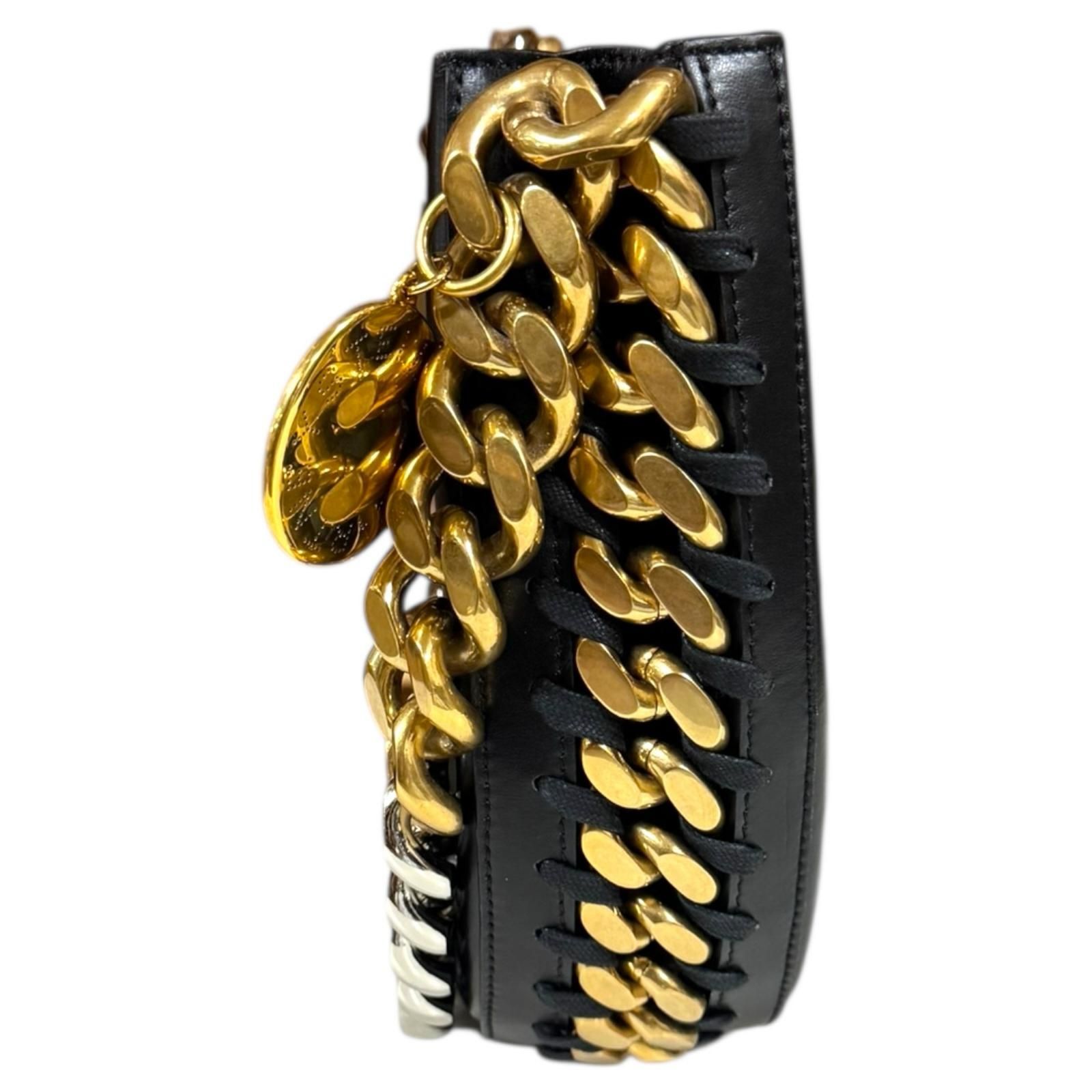 ステラマッカートニー ショルダーバッグ ポリエステル 700236 W8839 ブラック レディース Stella McCartney  中古 ステラマッカートニー ショルダーバッグ ポリエステル 700236 W8839
