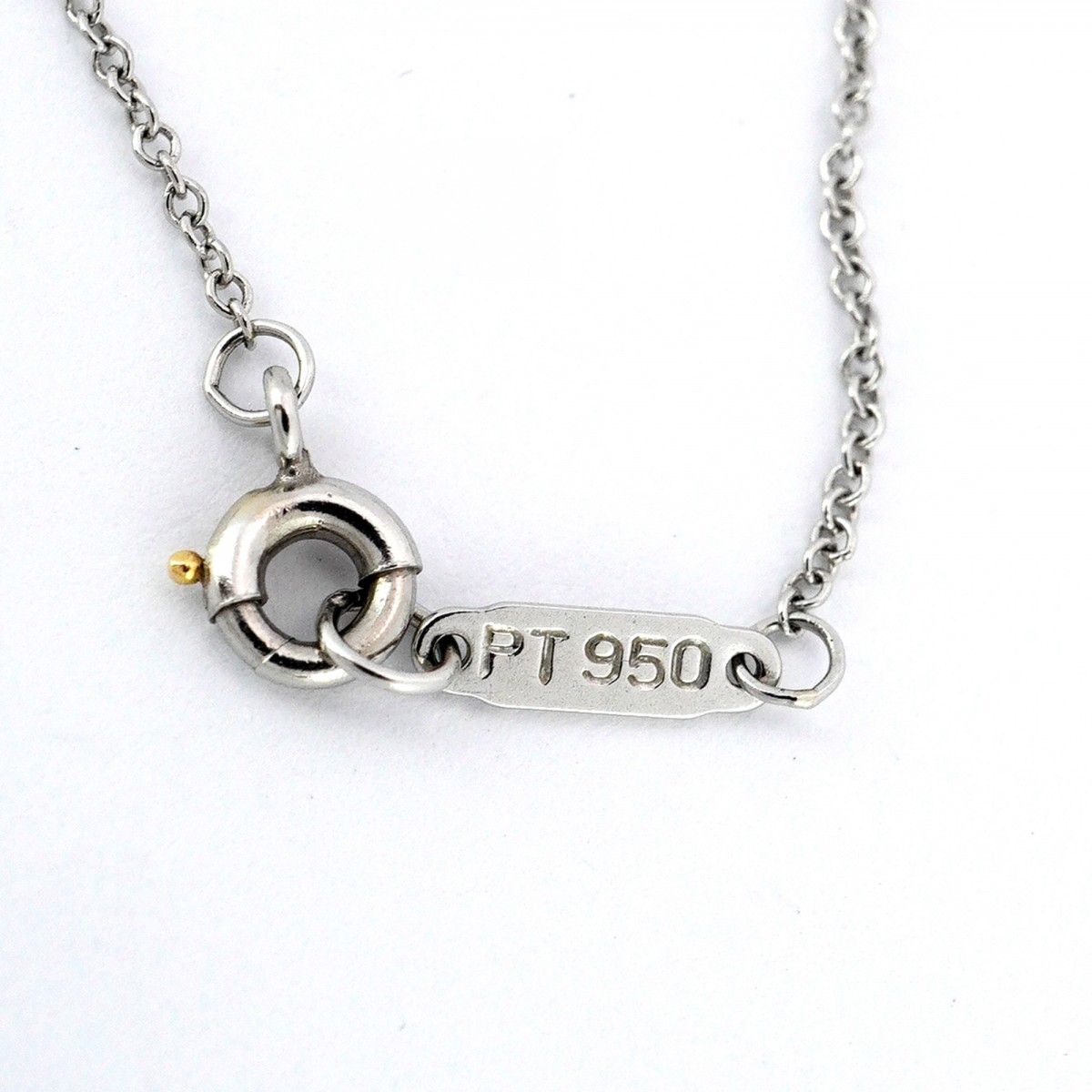 5jpb0533】ティファニー ネックレス ベゼルセット/フラワー 4PD Pt950