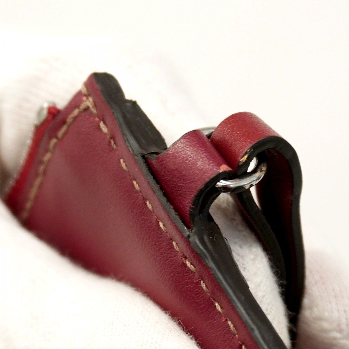 5pd5418】カルティエ トートバッグ ハッピーバースデー レザー