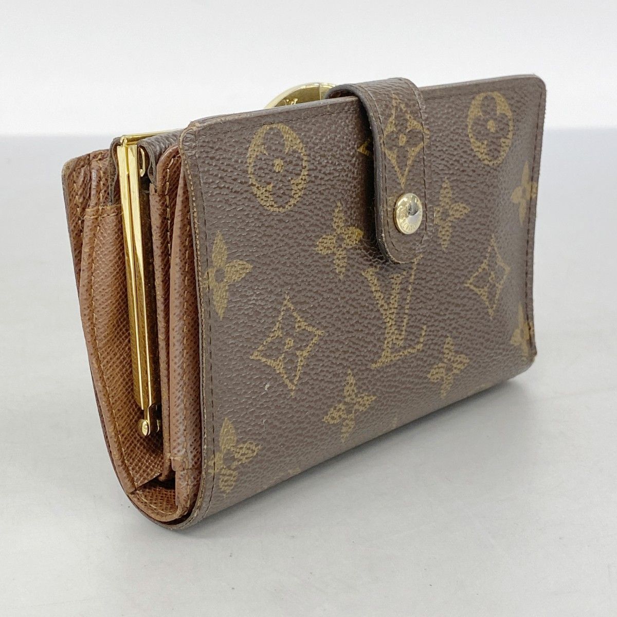 1円 LOUIS VUITTON ルイヴィトン M61674 モノグラム ポルトフォイユ