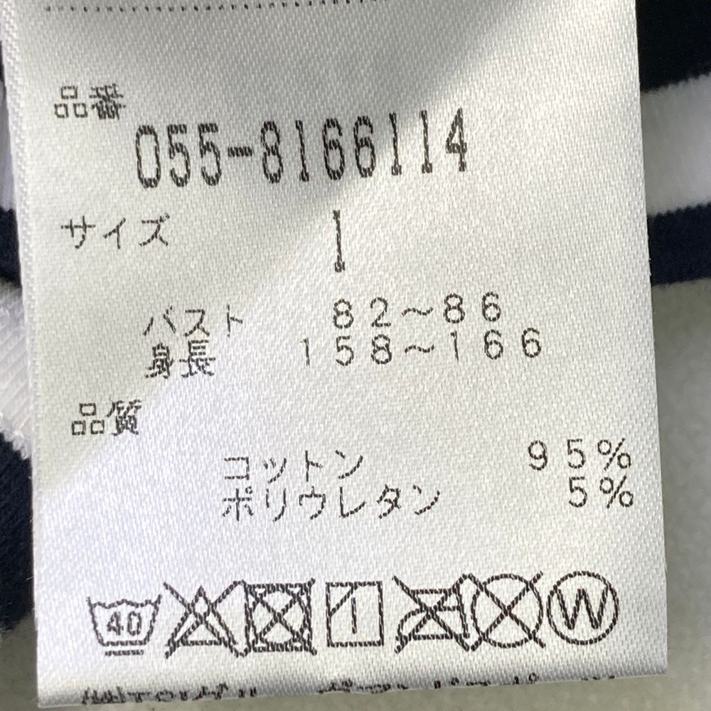 サイズ：1 PEARLY GATES パーリーゲイツ モックネック 長袖Tシャツ