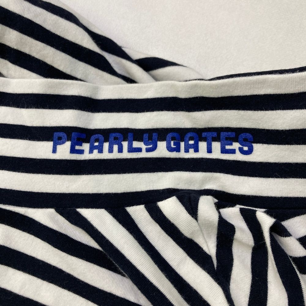 サイズ：1 PEARLY GATES パーリーゲイツ モックネック 長袖Tシャツ