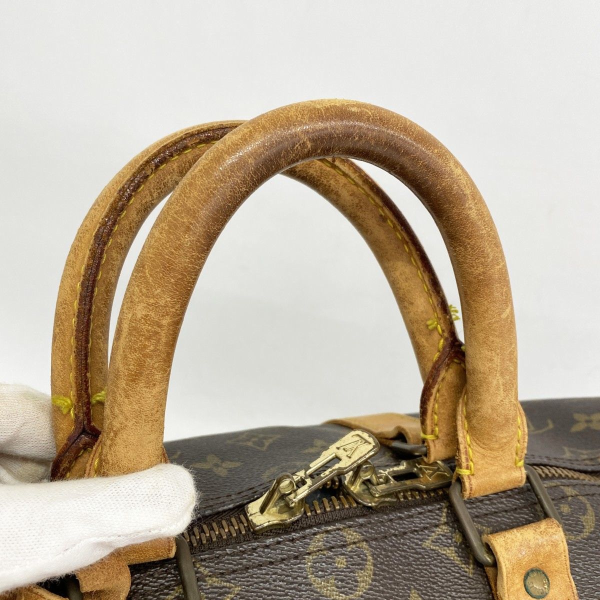 5pd5353】ルイヴィトン ボストンバッグ モノグラム キーポルバンド