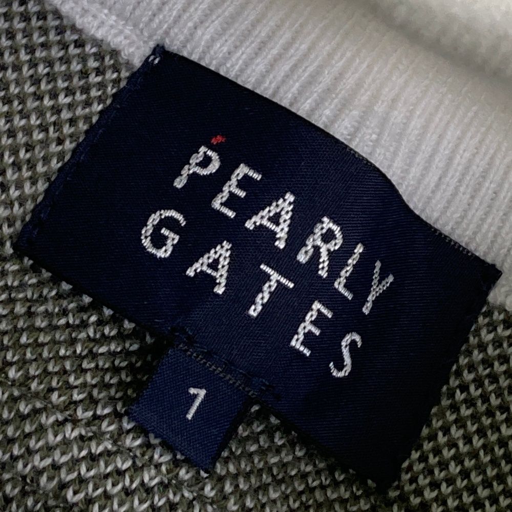PEARLY GATES ストライプ ハイネックセーター サイズ1 サイズ：1 PEARLY GATES パーリーゲイツ 2025年モデル ハイネック