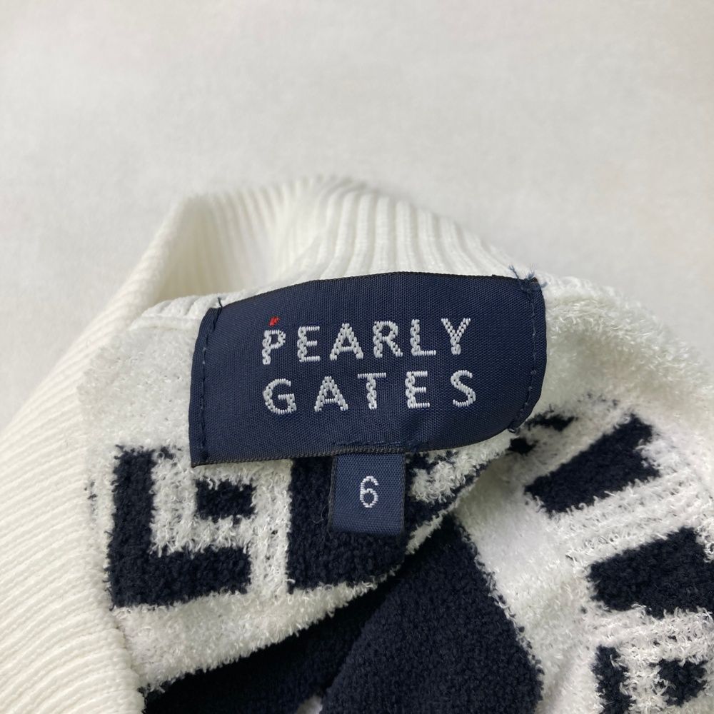 サイズ：6 PEARLY GATES パーリーゲイツ 長袖 ニット ジップジャケット