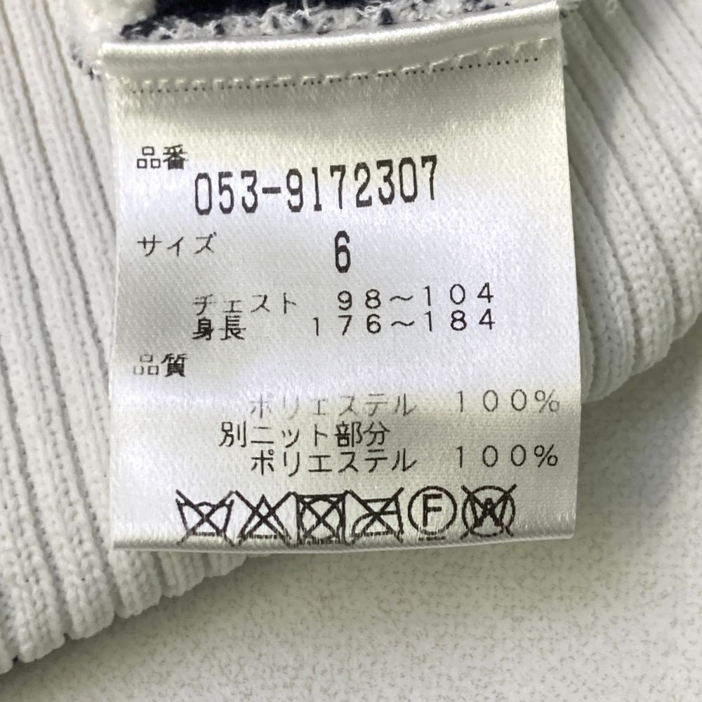 サイズ：6 PEARLY GATES パーリーゲイツ 長袖 ニット ジップジャケット