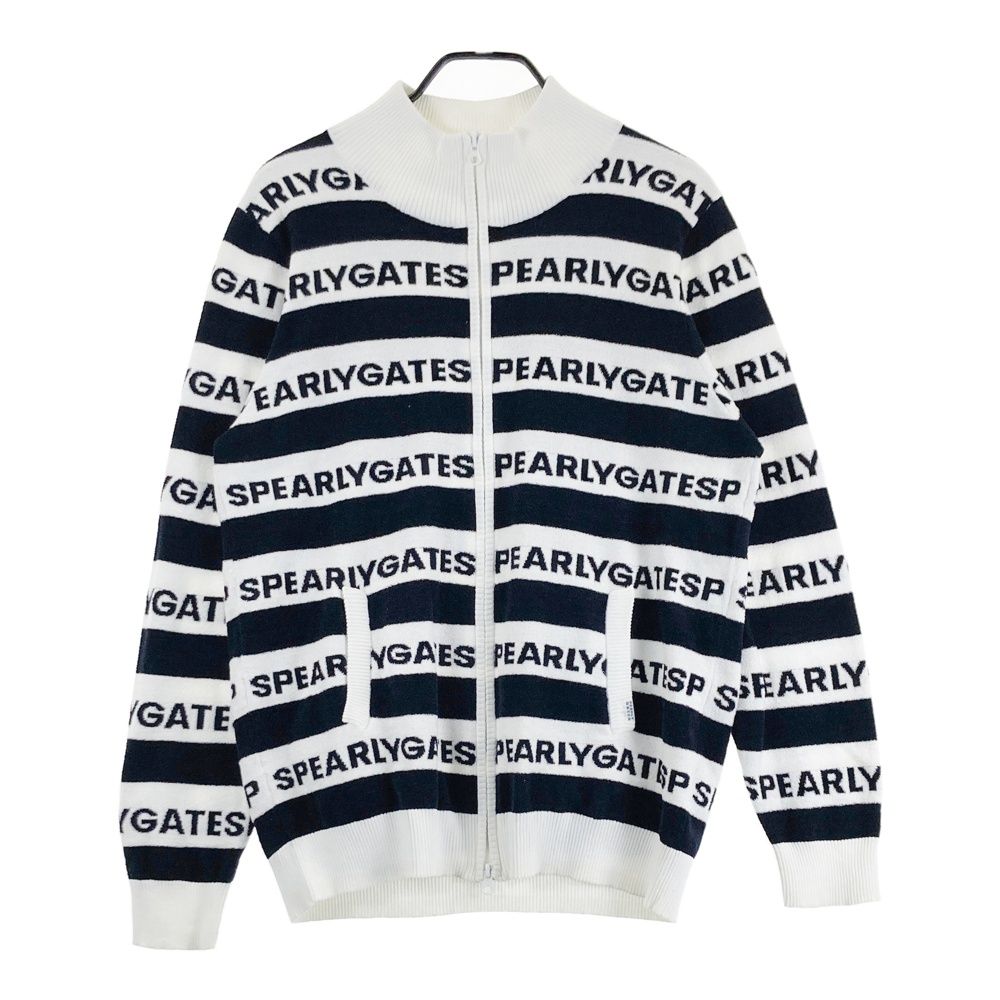 サイズ：6 PEARLY GATES パーリーゲイツ 長袖 ニット ジップジャケット