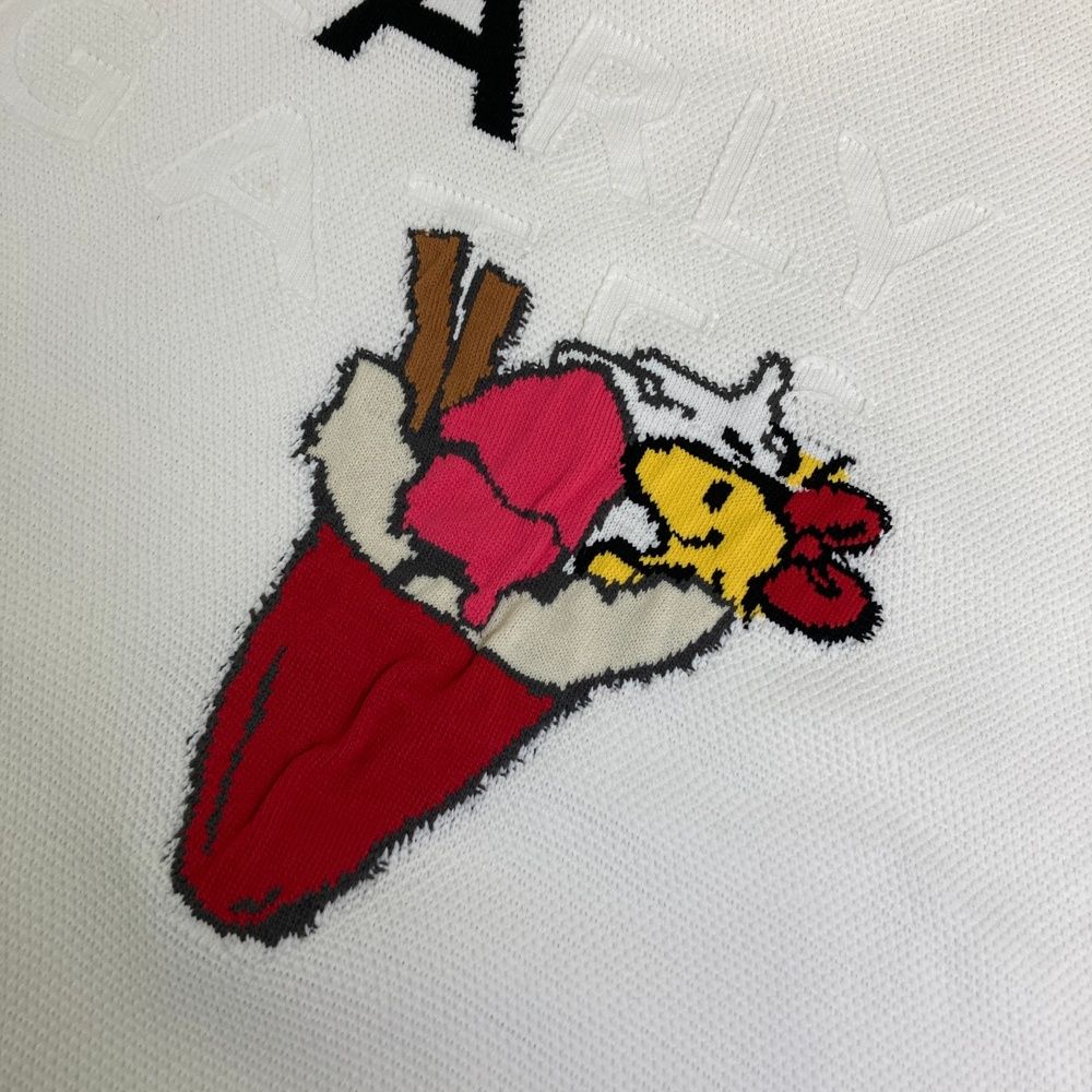 【新品タグ付】パーリーゲイツ×PEANUTS セーター 白 ニット 2024年 PEARLY GATES（パーリーゲイツ） パーリーゲイツ×PEANUTS セーター 白