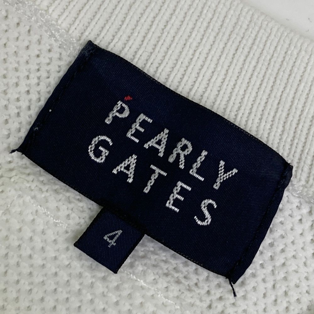 サイズ：4 PEARLY GATES パーリーゲイツ ×PEANUTS 2024年モデル ニット