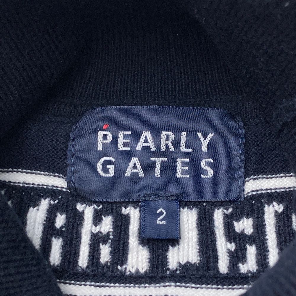 サイズ：2 PEARLY GATES パーリーゲイツ タートルネック ニット