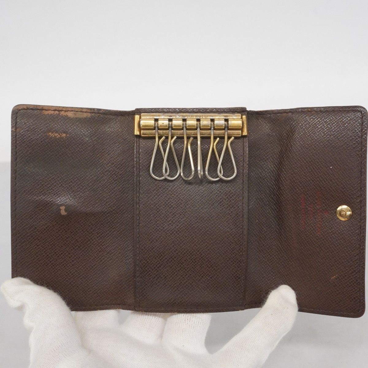 5pd5440】ルイヴィトン キーケース ダミエ ミュルティクレ6 N62630