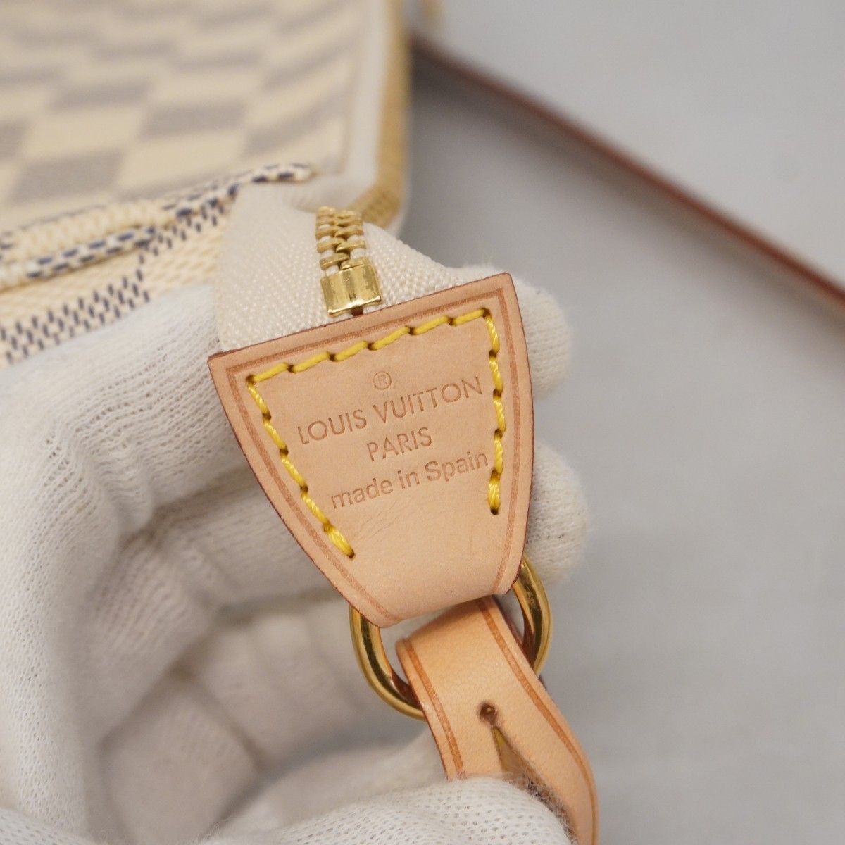 5pd5447】ルイヴィトン ポーチ ダミエ・アズール ポシェットアクセ