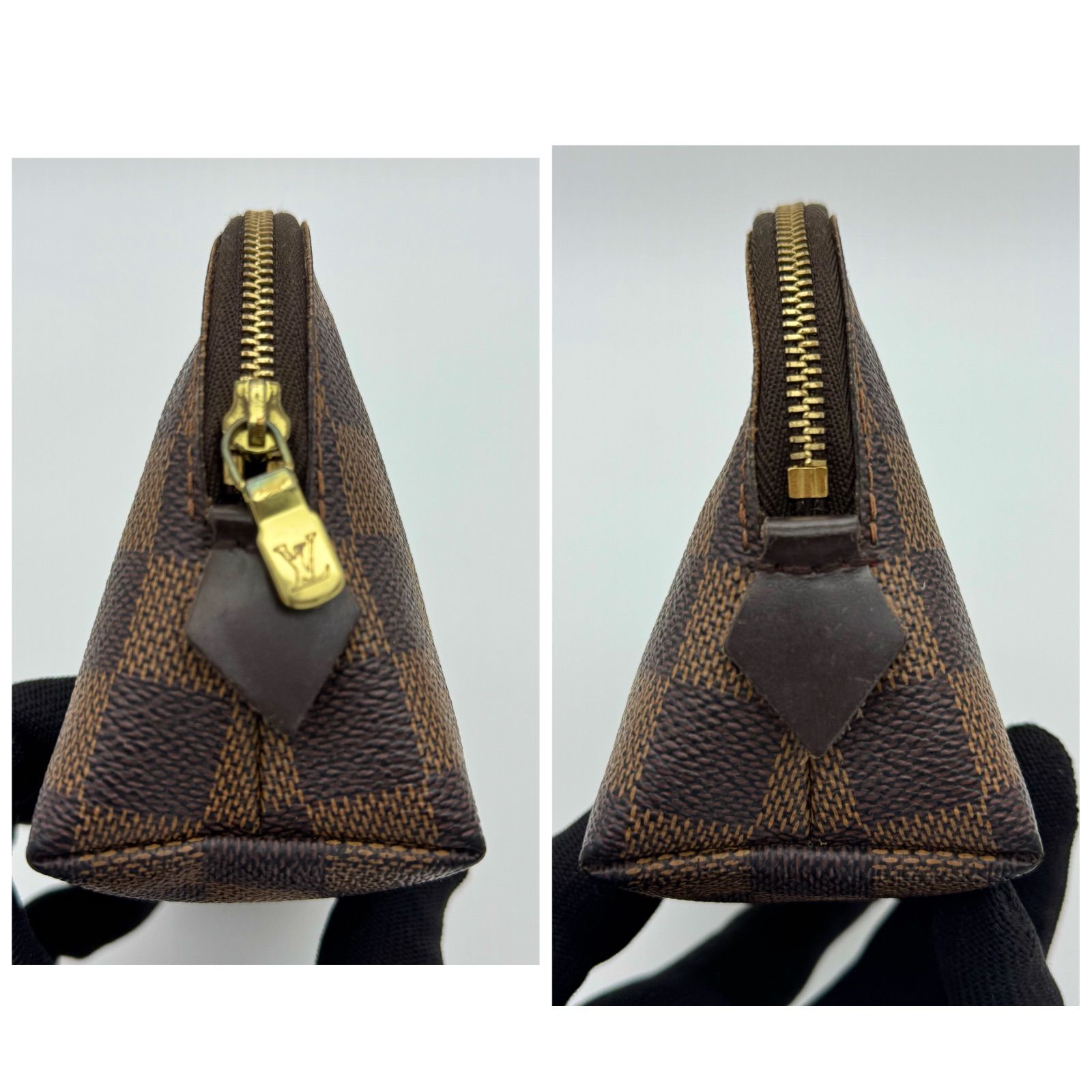 ルイヴィトン LOUIS VUITTON ポシェット コスメティック ダミエ エベヌ