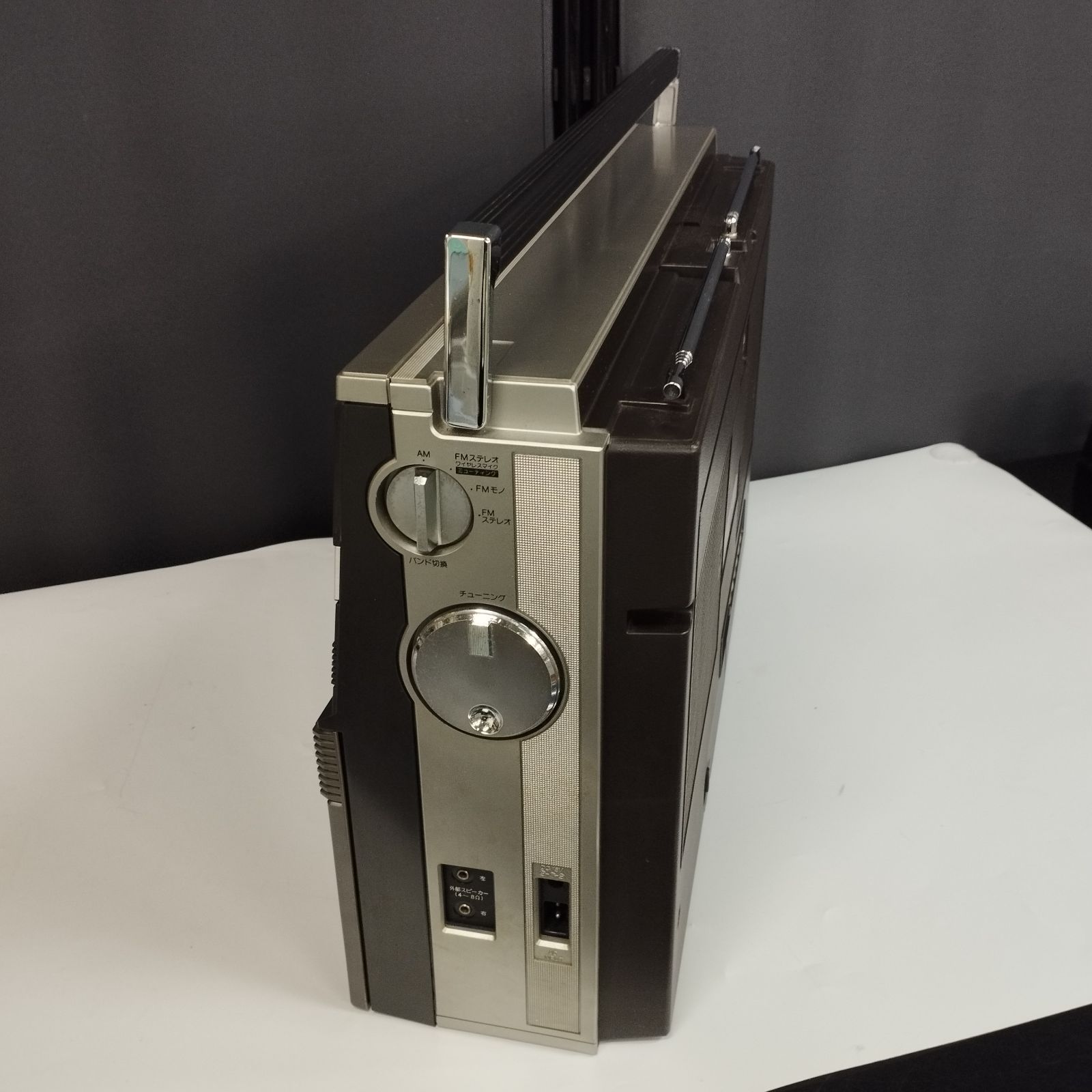 D32543】SHARPシャープ GF-828SB THE SEARCHER-W ラジカセ 昭和レトロ