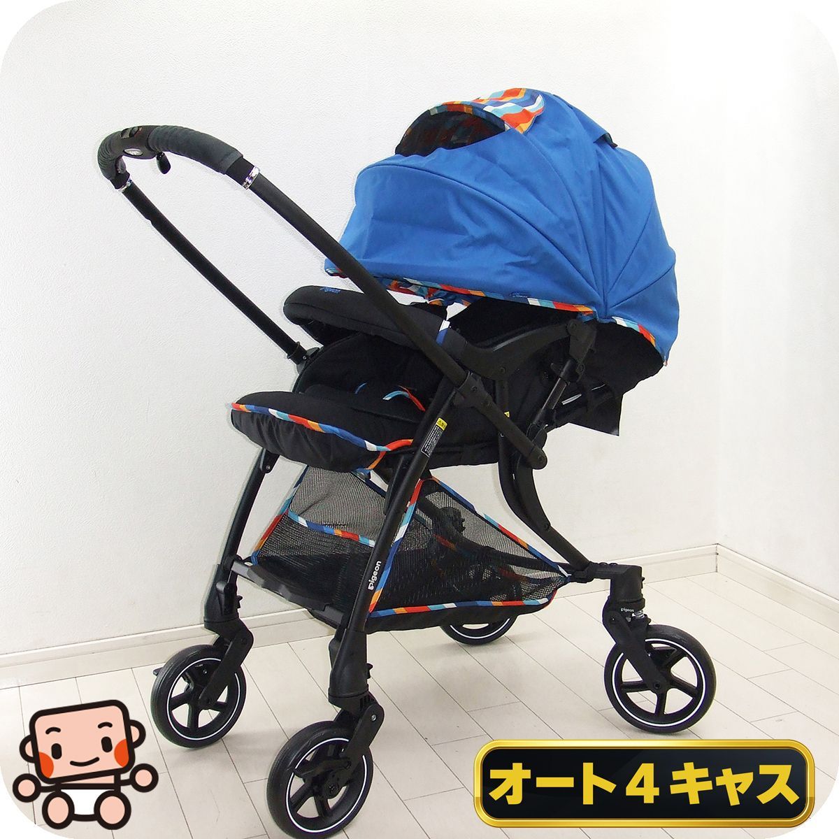 中古ベビーカー フレーム新品 ベビーカー ピジョン ランフィ RB1Z Pigeon Runfee