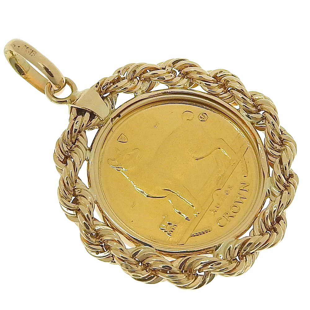 マン島キャットエリザベスコインの値段と価格推移は？｜35件の売買データからマン島キャットエリザベスコインの価値がわかる。販売や買取価格の参考にも。  【本物保証】 新品同様 1/25オンスコイン エリザベス2世 ペンダント 約2.4g K24YG/K18YG クラウン金貨 1994年 マン ...