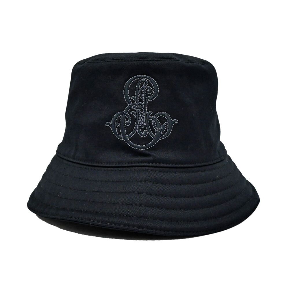 名東】【HERMES】エルメス ハット ハーパー エミールエルメス ブラック