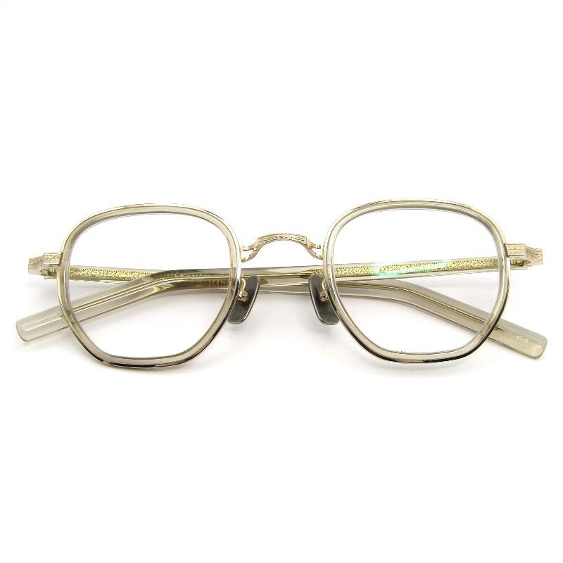 美品 内藤熊八作 ナイトウクマハチサク メガネフレーム N-310 日本製 C