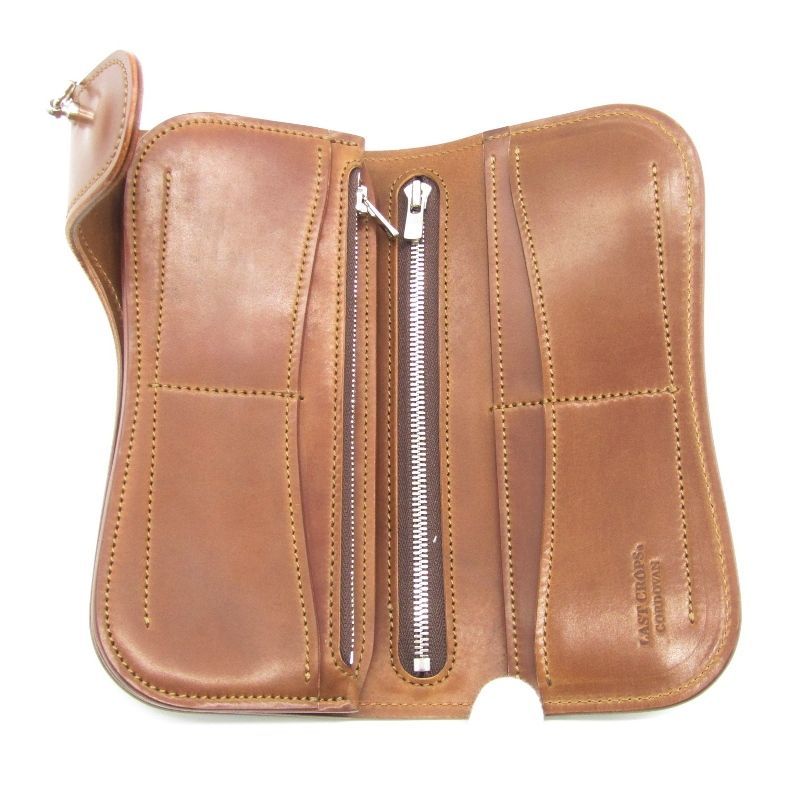 未使用 LAST CROPS ラストクロップス 長財布 シェルコードバン LC