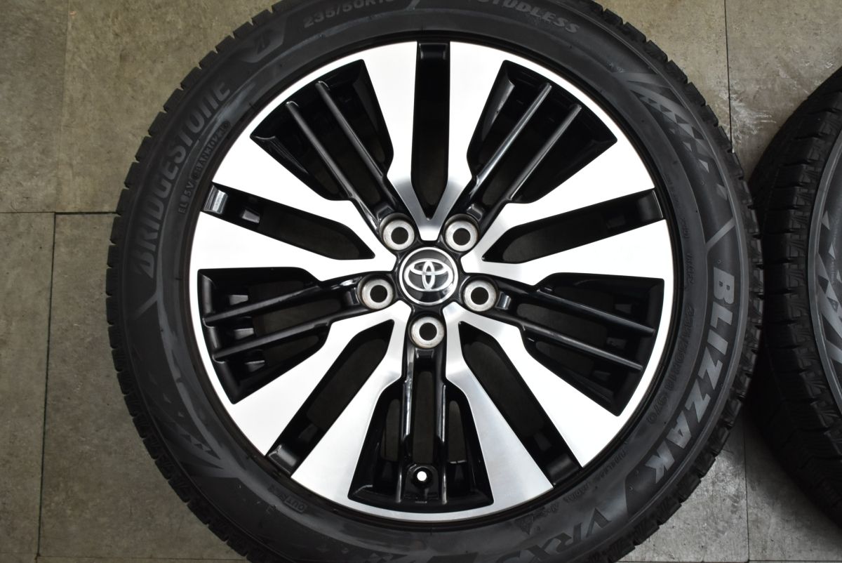 トヨタ アルファード ハイブリッド 純正 ホイール ブリヂストン 美品】トヨタ 30系 アルファード SC 純正 18in 7.5J +45 PCD114.3