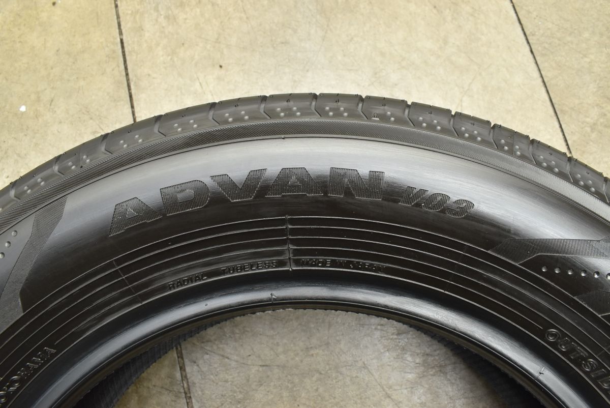 新車外し 4本セット ヨコハマタイヤ アドバン 225/65R17 2025年製 2025年製 新車外し品】ヨコハマ アドバン V03 225/65R17 4本セット