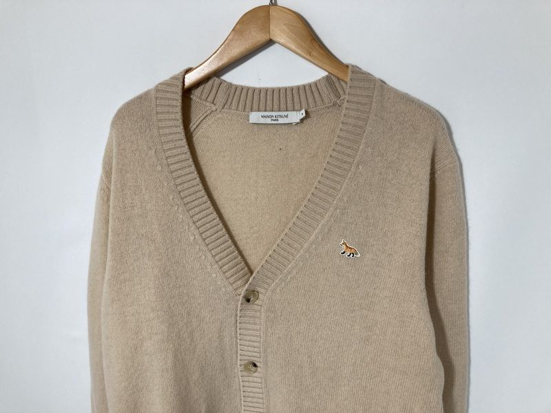 MAISON KISTSUNE メゾンキツネ ベビーフォックスパッチカーディガン