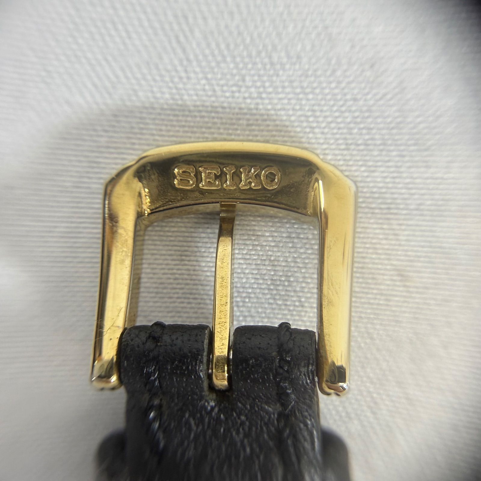 稼動品】SEIKO セイコー クォーツ 腕時計 4J41-0AL0 スクエア 3針 