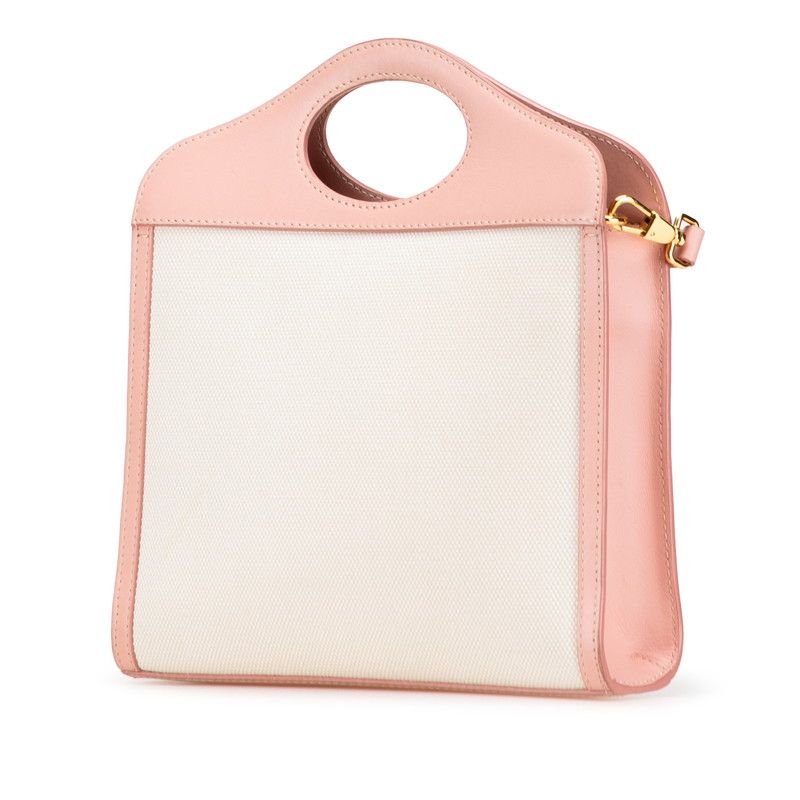 バーバリー ミニ ポケット バッグ 斜め掛け ショルダーバッグ ピンク