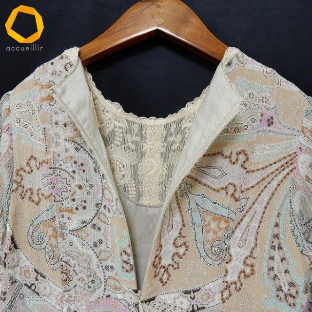 snc インポートロッサ import Rossa ワンピース 42 マルチ シルク混