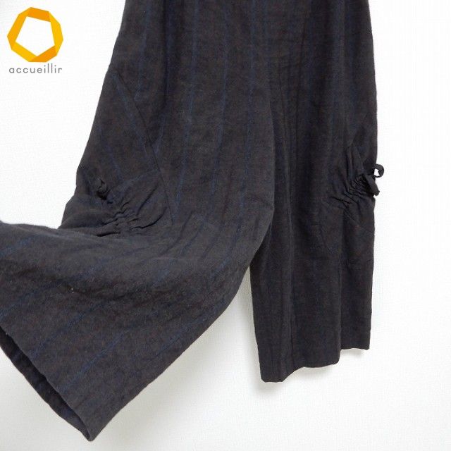 anc ジウセンソユニコ 慈雨 Sensounico パンツ 40 チャコールグレー 紺