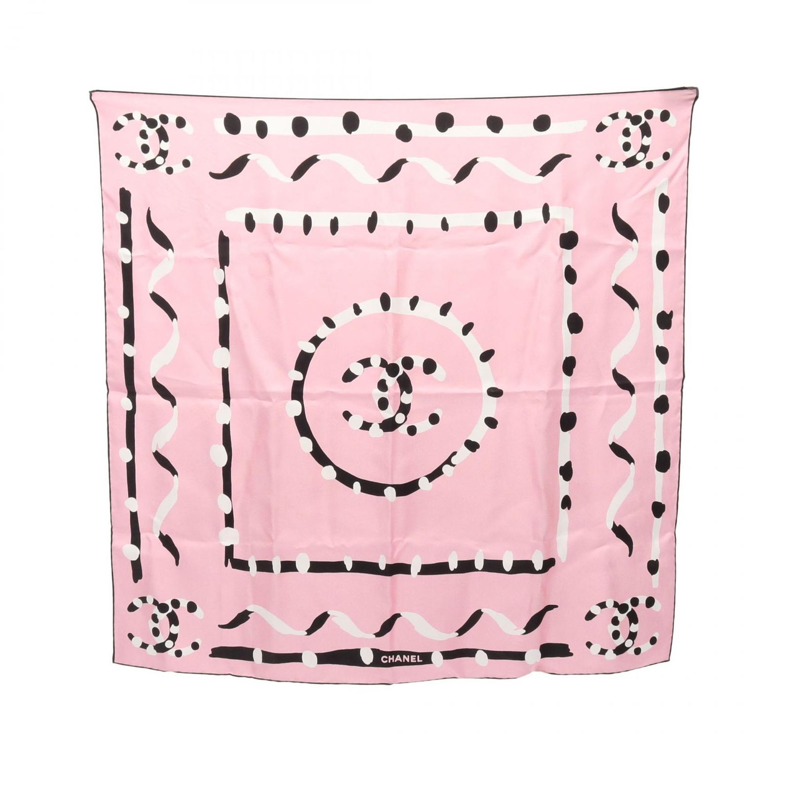 シャネル CHANEL スカーフ ココマーク シルク スカーフ レディース