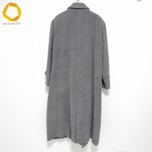 wnc イタリヤ 伊太利屋 ロング コート フリー グレー レディース