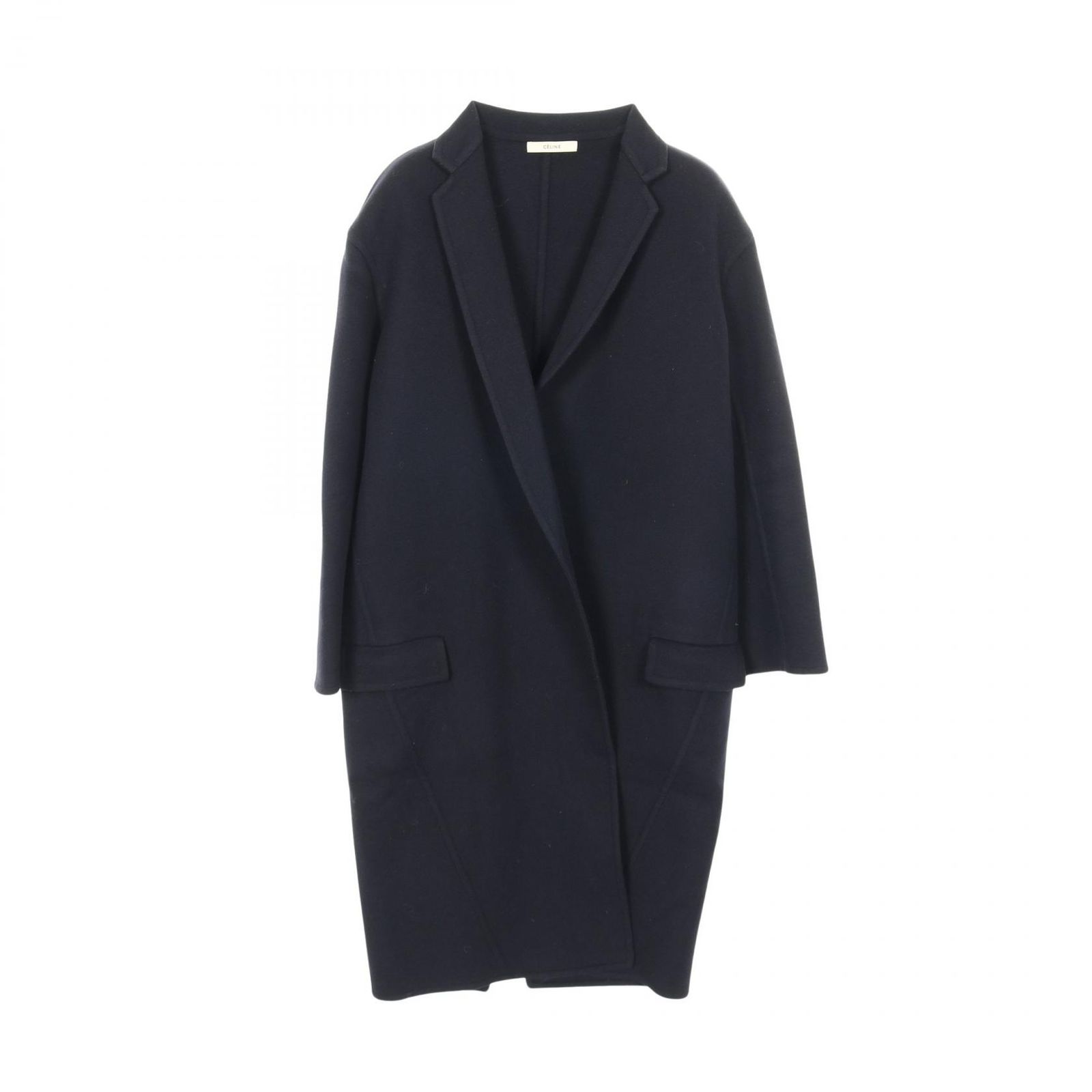 セリーヌ CELINE エッグクロンビー ネイビー カシミヤ エッグクロン