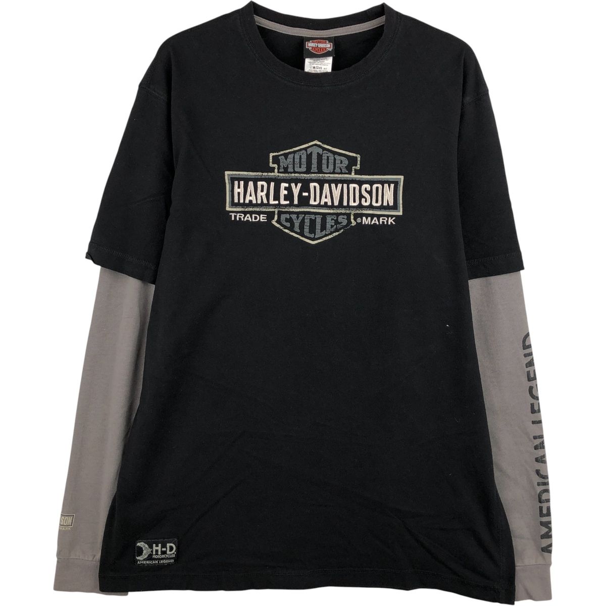 古着 ハーレーダビッドソン Harley-Davidson ロングTシャツ ロンT 