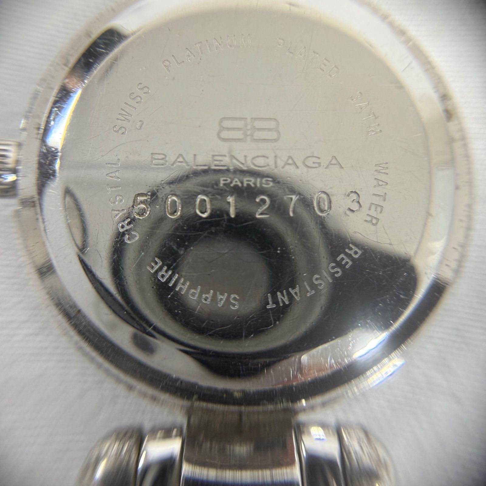 稼動品・美品】BALENCIAGA バレンシアガ ラインストーンベゼル