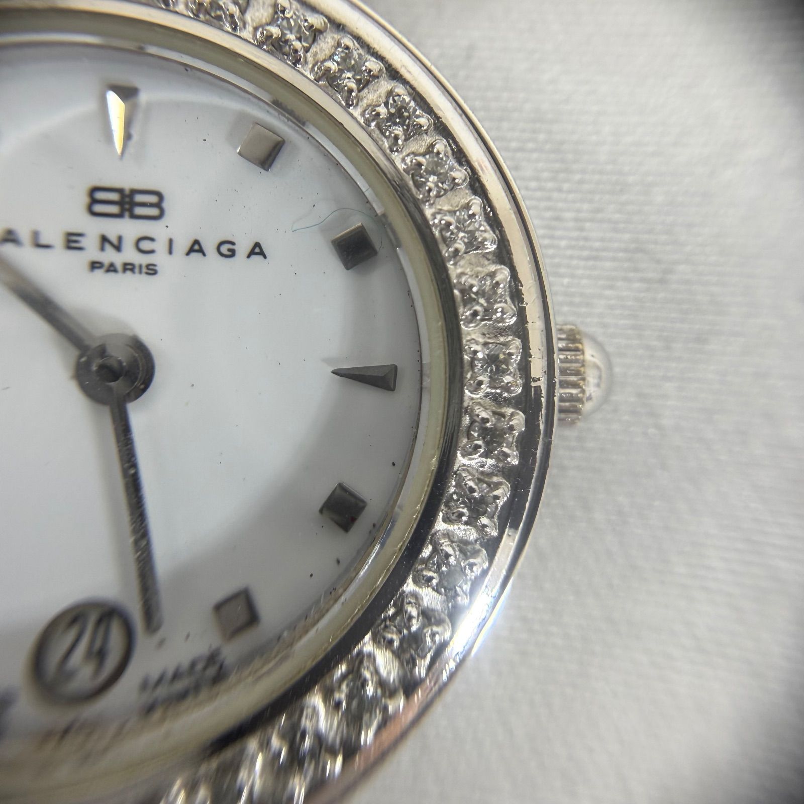 BALENCIAGA バレンシアガ 腕時計 バングル シルバー 【公式通販】