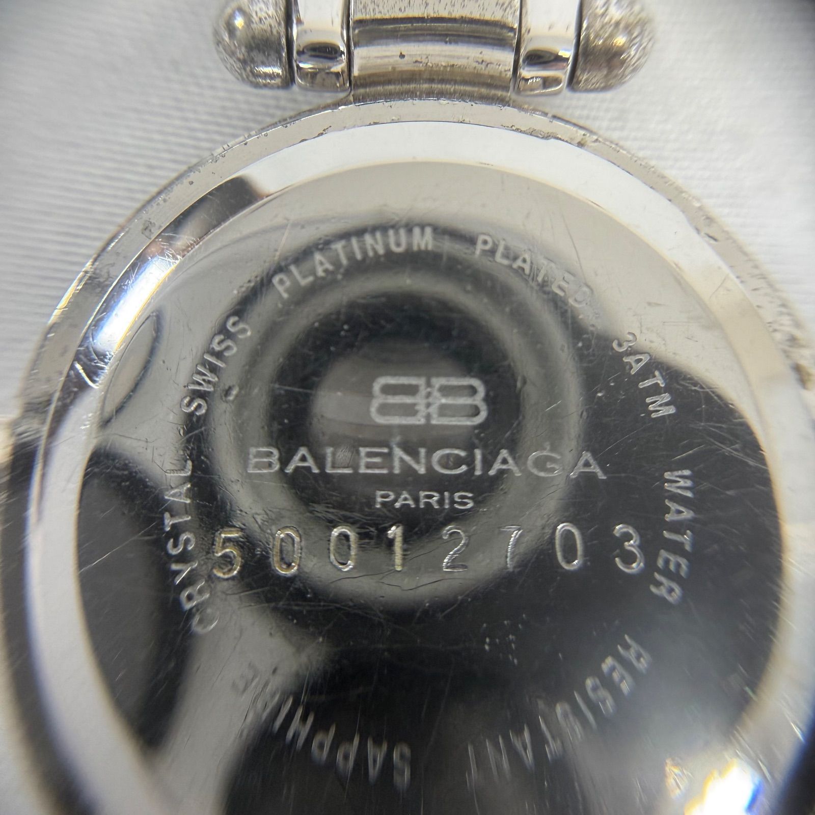 稼動品・美品】BALENCIAGA バレンシアガ ラインストーンベゼル