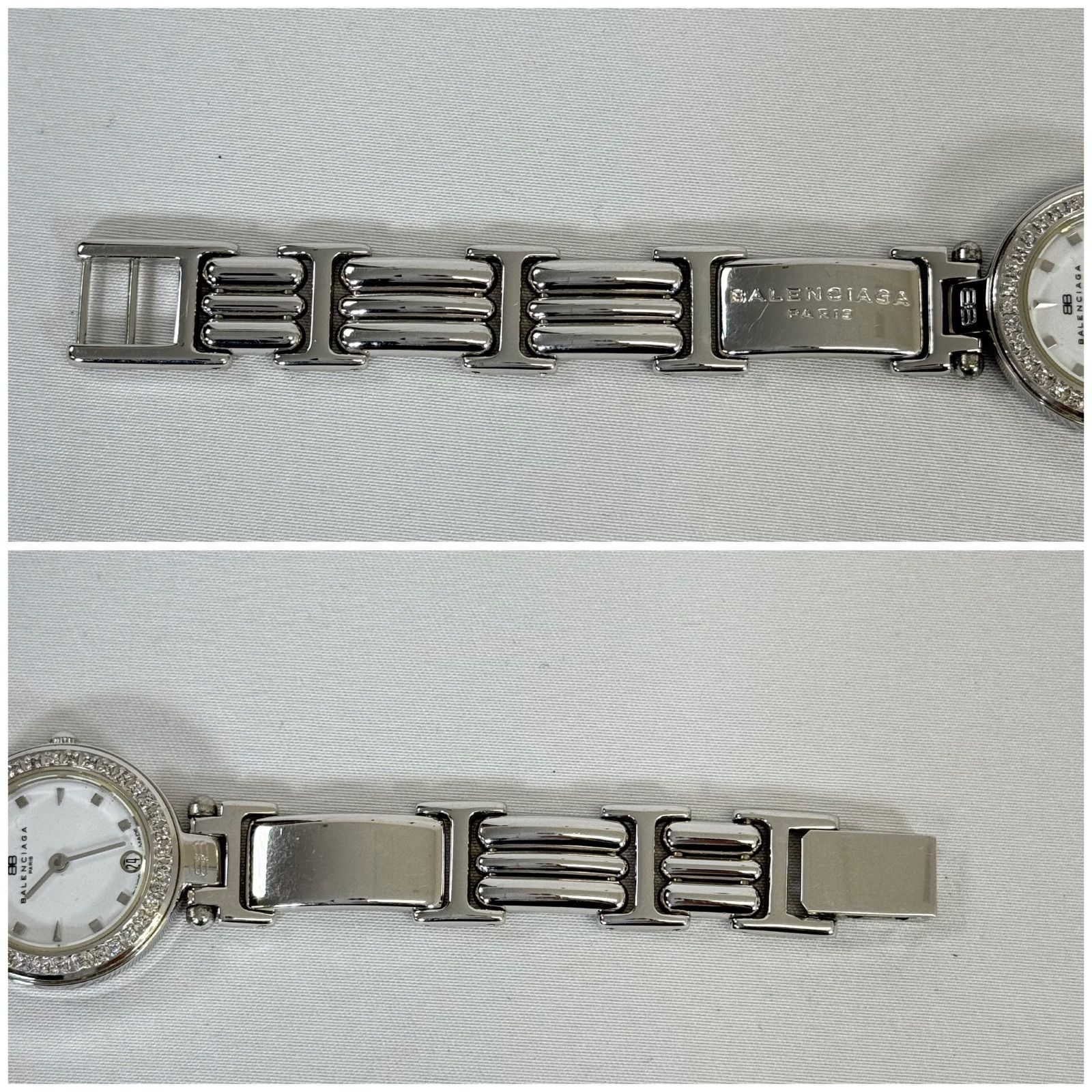 稼動品・美品】BALENCIAGA バレンシアガ ラインストーンベゼル