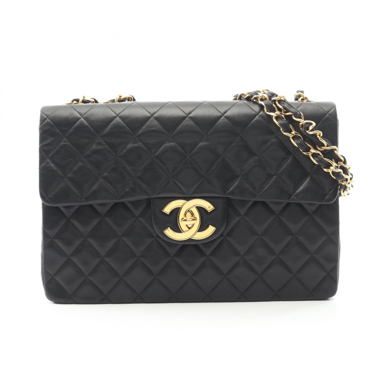 シャネル CHANEL ショルダーバッグ デカマトラッセ34 シングルフラップ