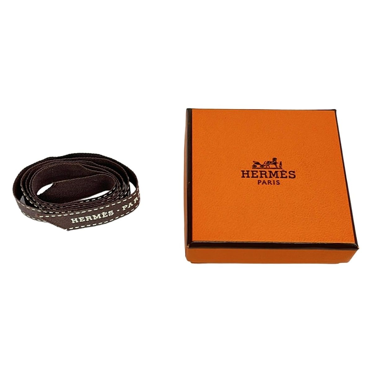 HERMES(エルメス) スカーフリング美品 ミニケリー シルバー ツイリー