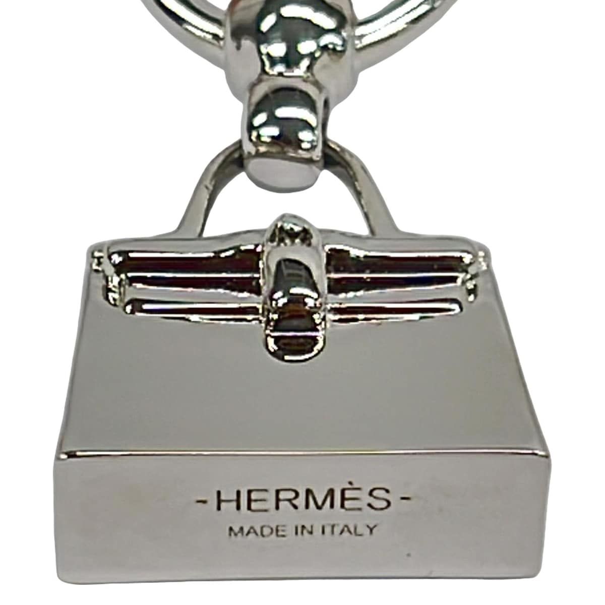 エルメス ツイリー リング ミニケリー シルバー　美品 HERMES(エルメス) スカーフリング美品 ミニケリー シルバー ツイリー