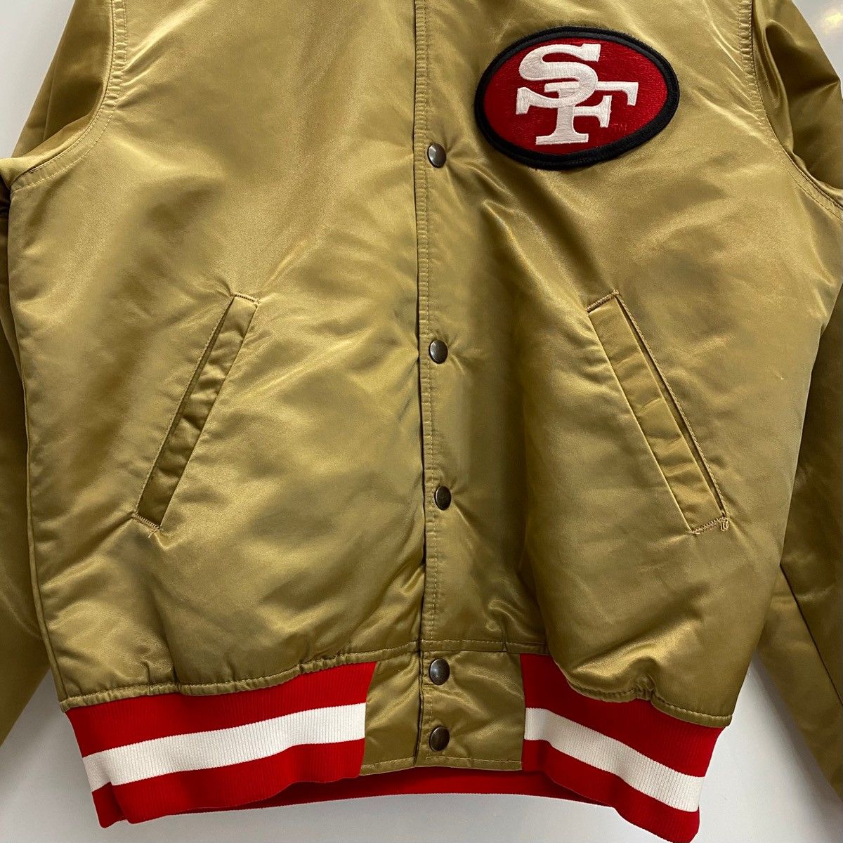 スターター 80'S NFL 49ERS スタジャンゴールド M アメリカ製 スターター 80'S NFL 49ERS スタジャンゴールド M アメリカ製 NFL