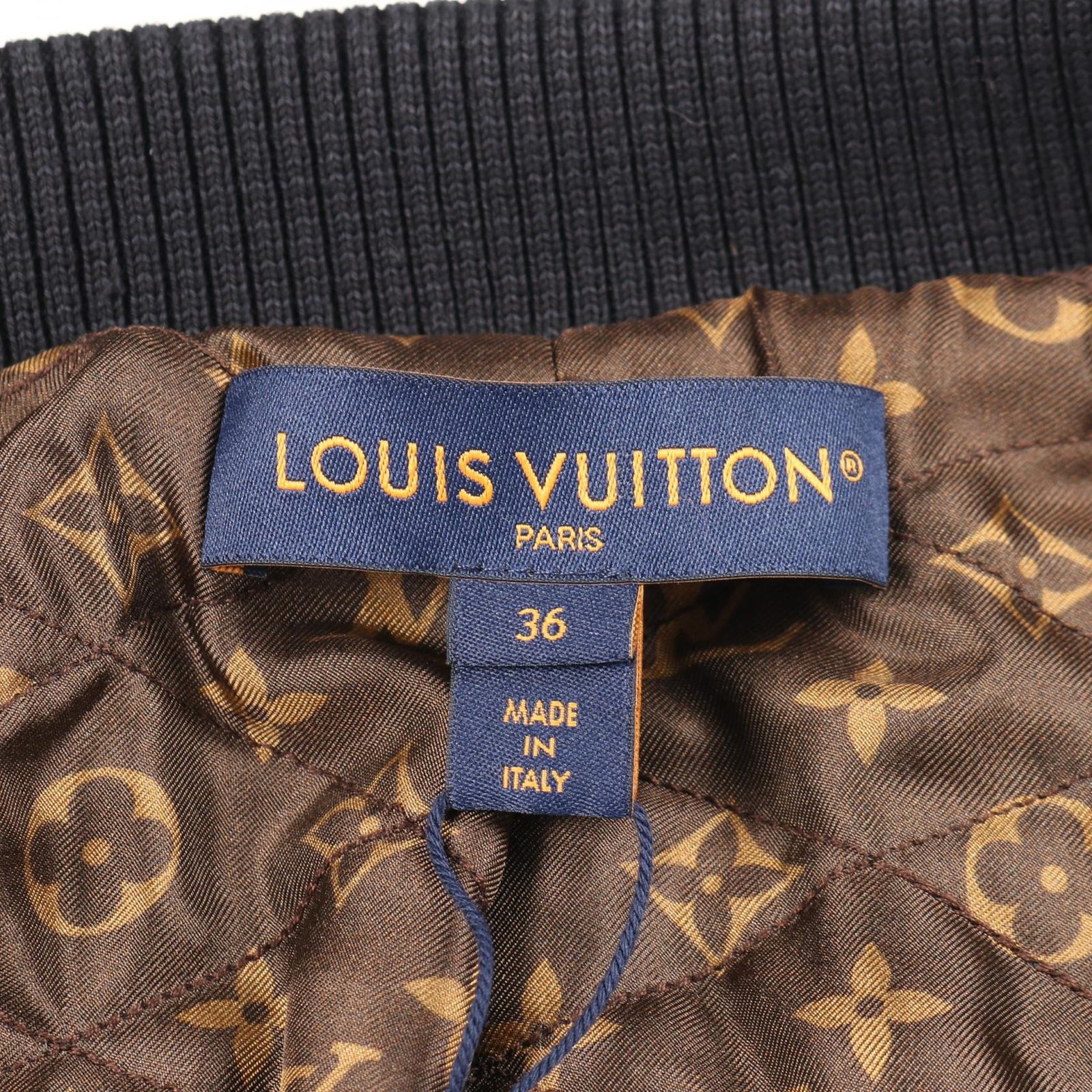 ルイ・ヴィトン LOUIS VUITTON ツイード ウール ジャケット レディース