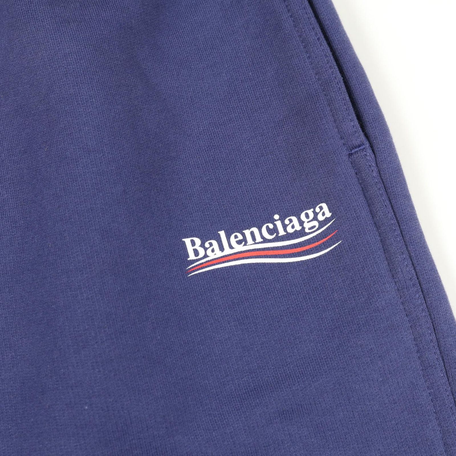 バレンシアガ BALENCIAGA パンツ キャンペーンロゴ 641602 パープル  