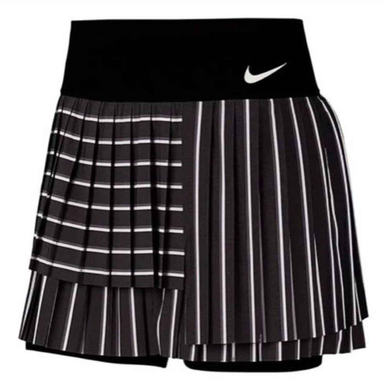 ナイキ　テニスウェア　２点セット NIKE ナイキ テニス ウェア スコート 2枚セット Мサイズ 中古美品 黒白