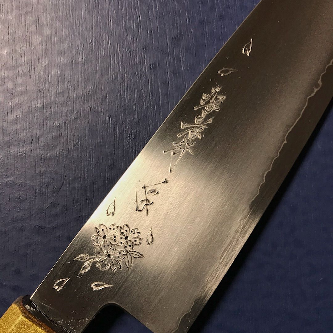 堺孝行 激レア 三徳包丁 くノ一 銀三割込 堺孝行 激レア 三徳包丁 くノ一 銀三割込 - メルカリ