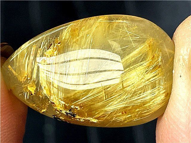 AAA級天然ゴールドルチルクォーツ指輪面原石 YTB83P3/234P75D AAA級天然ゴールドルチルクォーツ原石B89P3/65P12A - メルカリ