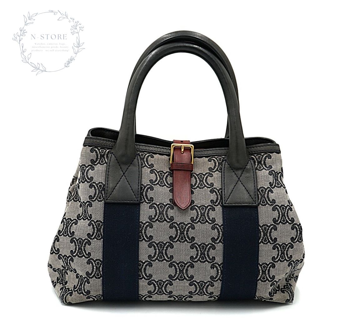 CELINE セリーヌ マカダム柄 ミニトートバッグ - メルカリ