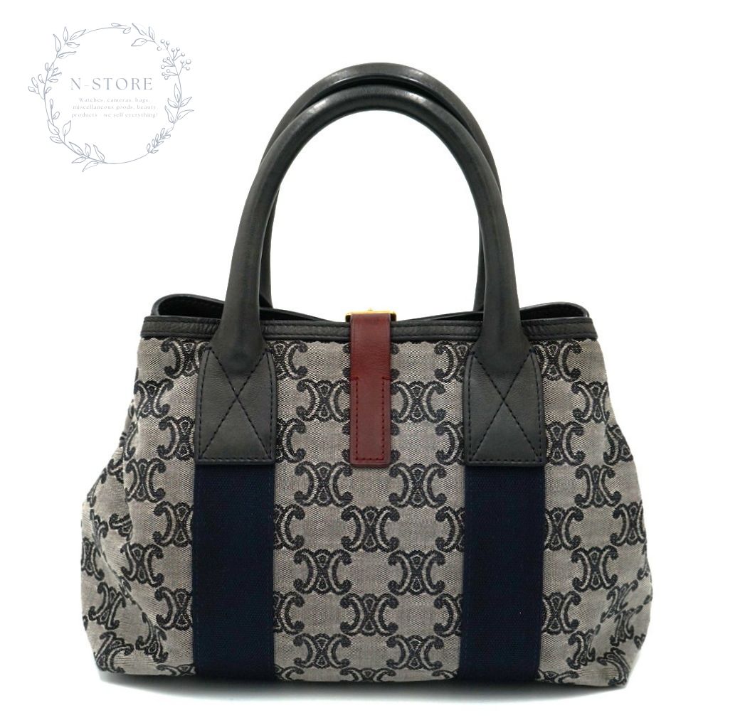 CELINE セリーヌ マカダム柄 ミニトートバッグ - メルカリ