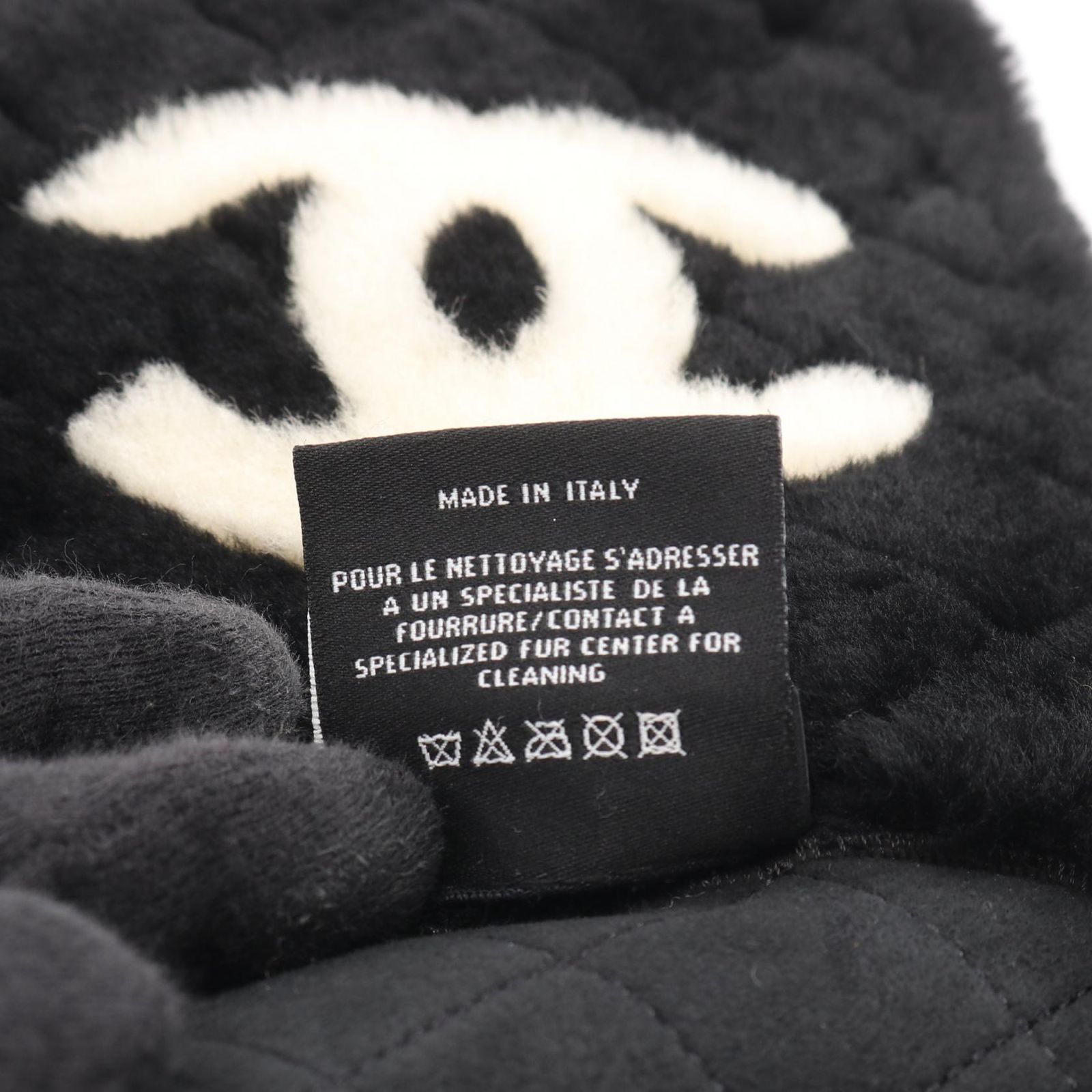 シャネル CHANEL マフラー ココマーク マトラッセ ムートン マフラー